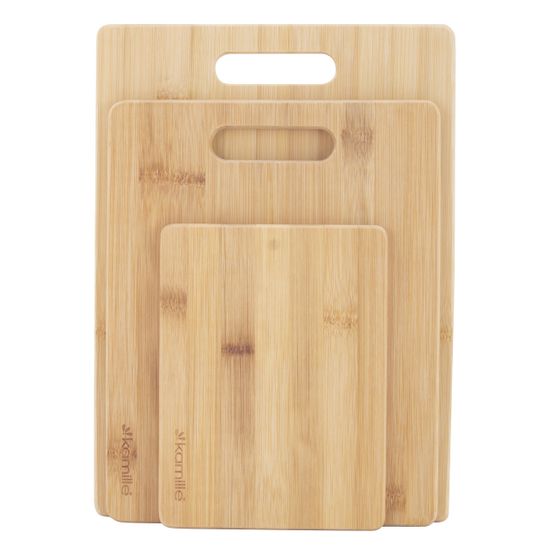 Набор разделочных досок из бамбука Kamille KM-10078 (3 шт)