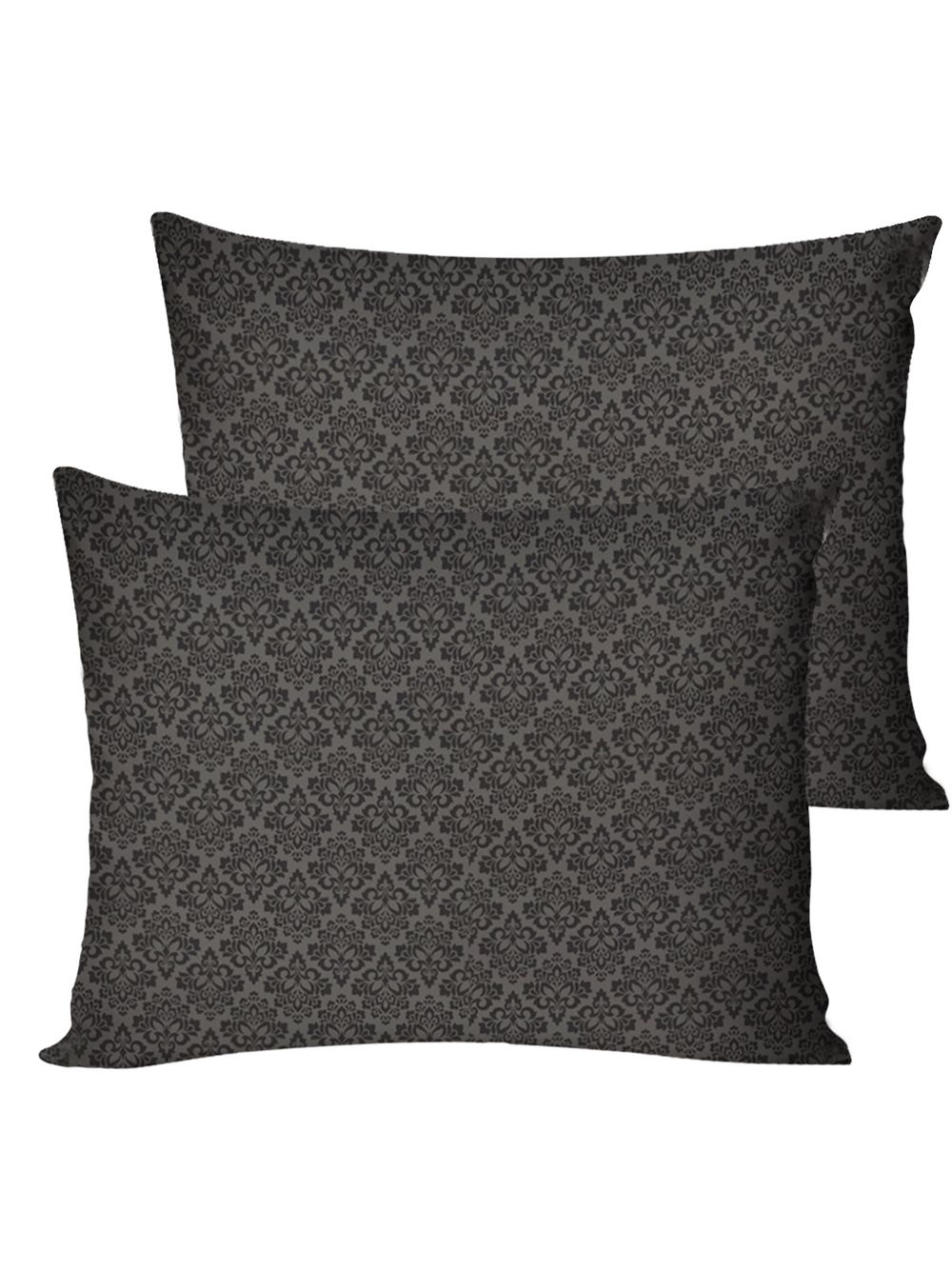 Постельное белье перкаль Сказка "Классика (черная)" семейное  Наволочка 50х70 см 2 шт Простынь на резинке 160x200 см Пододеяльник 145x215 см 2шт