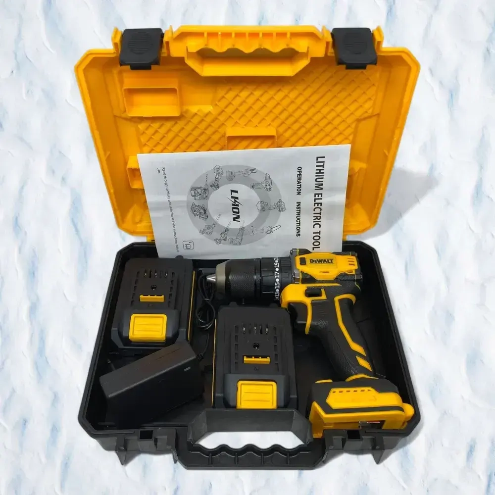 DeWalt Дрель-шуруповерт, 18 В, 55 Нм, 2 АКБ