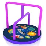 Детская механическая карусель волчок "Юпитер" (120x120x75 см)