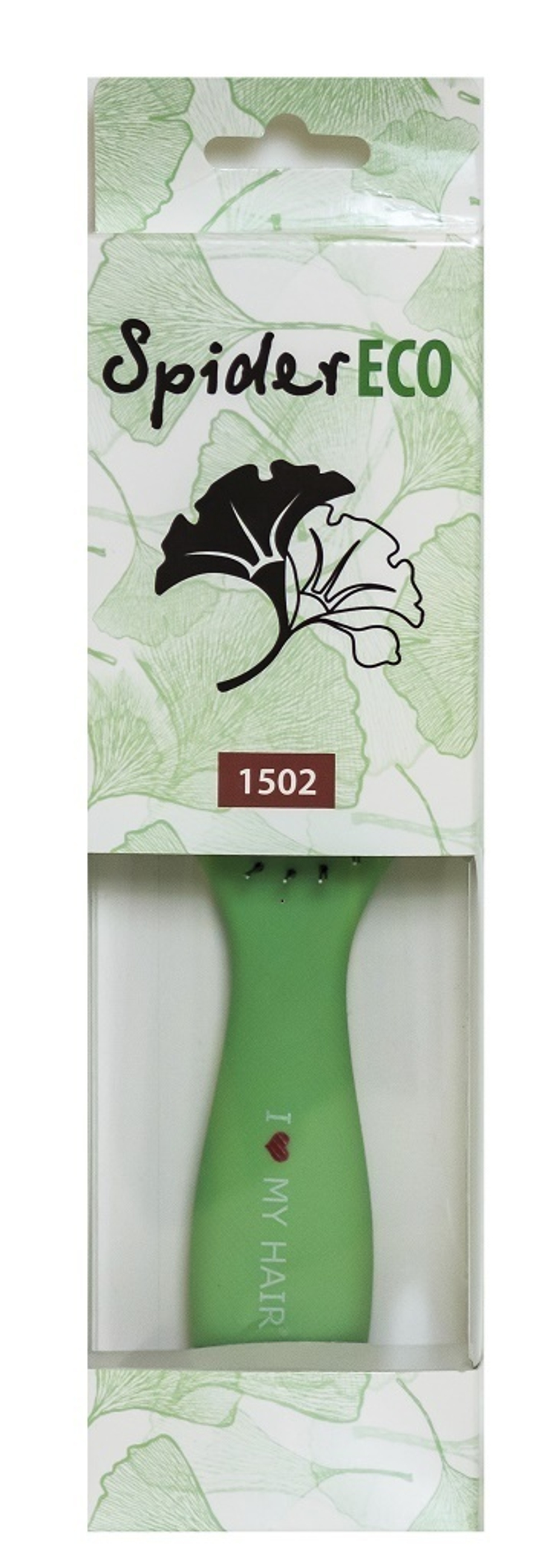 Щетка ILMH "Spider Soft" 1502 зеленая матовая L