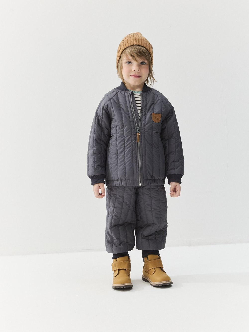 Костюм стеганый "Графит" с утеплителем 0+