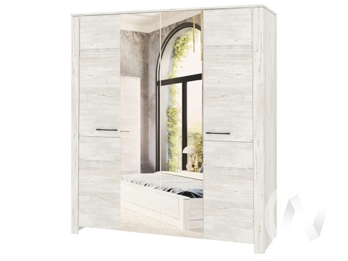 Шкаф 4х створчатый НКМ МОНИКА (винтерберг)