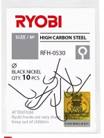 Крючок рыболовный RFH-0530 №08 ( 2 упк по 10шт)