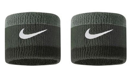 Напульсник теннисный Nike Swoosh Wristbands - зеленый