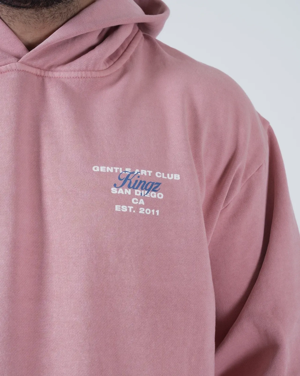 Худи KINGZ Gentle Art Club розовая