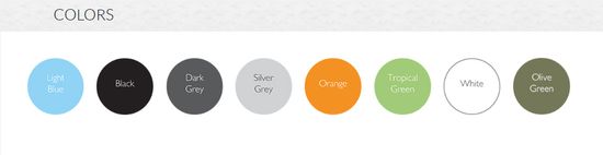 Стул пластиковый Maya голубой