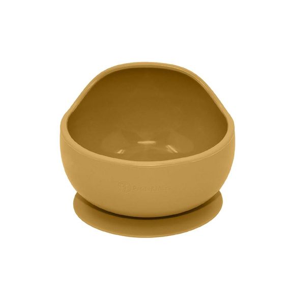 Silikon qab\PETITE&amp;MARS Silicone bowl with suction pad TAKE&amp;MATCH Intense Ochre 6m+