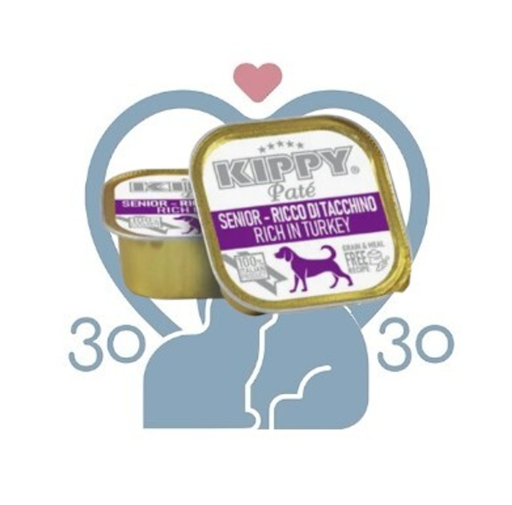 Консервы беззерновые (grain&meal free)Kippy д/с с ягненком и фруктами (паштет), 150 г, Италия