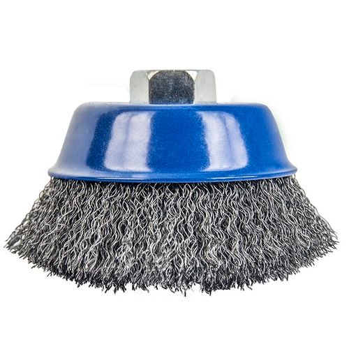 Кордщетка чашеобразная 90 мм М14 для УШМ проволока сталь ПРАКТИКА
