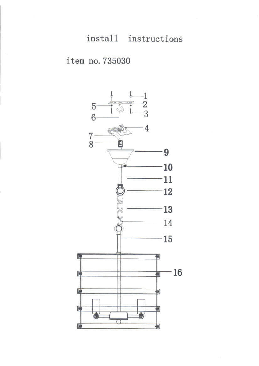Подвесной светильник Lightstar Epsilon 735030