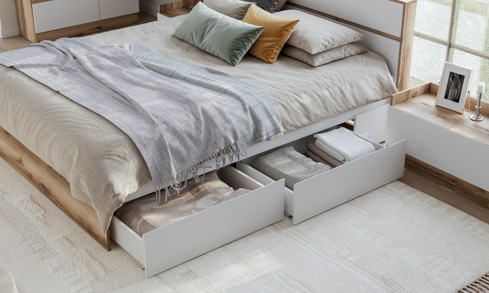 Брауни (МебФонд) Кровать двуспальная 1600мм