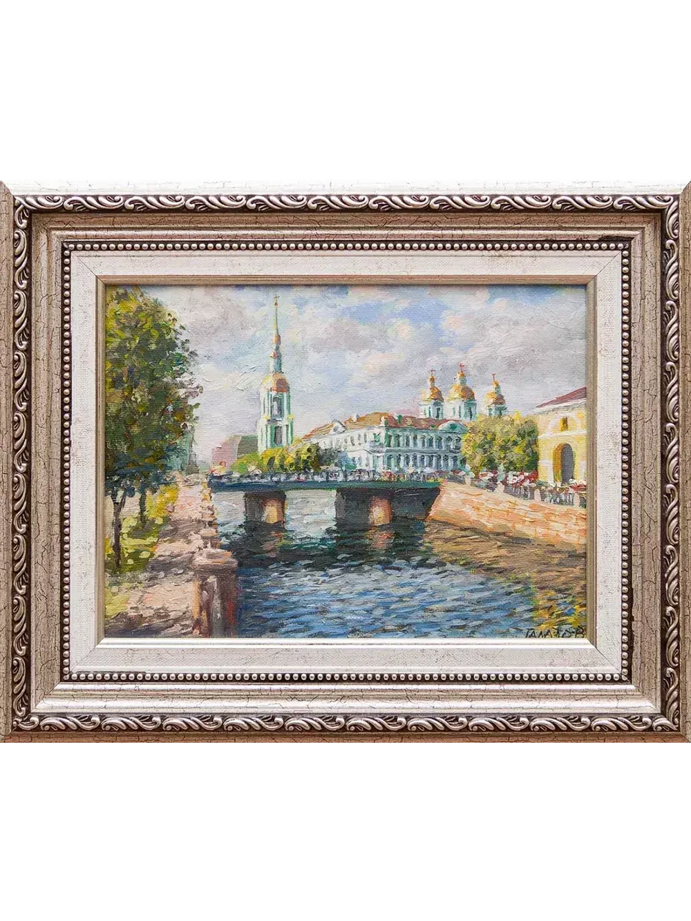 Картина маслом "Никольский собор" Галатов
