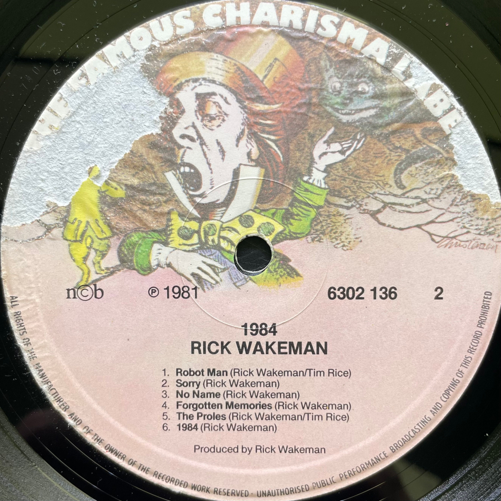 Rick Wakeman ‎– 1984 (Скандинавия 1981г.)