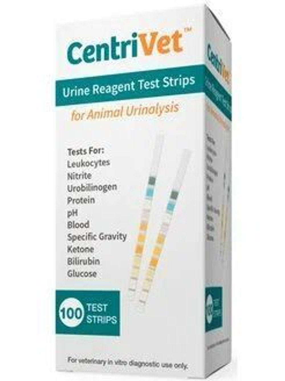 Тест-полоски для анализа мочи CentriVet на 10 показателей, 100 шт