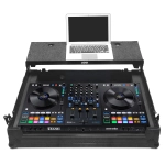 Кейс UDG Ultimate Flight Case Rane Four Black Plus (Laptop Shelf + Wheels)