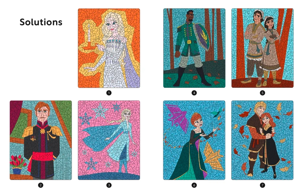 Холодное сердце - Волшебные раскраски - Тайны (7+) - Disney