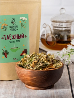 Набор чай "Таежный сбор" 1 шт и мёд васильковый 2 шт, №7