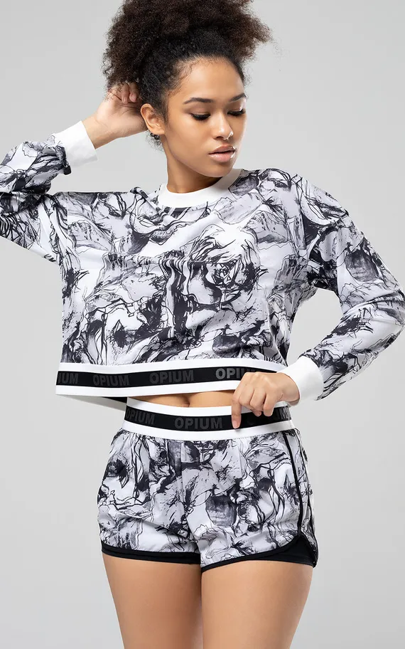 Шорты PF-79 Черно-Белый