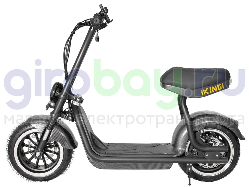 Электроскутер IKINGI X2 PRO (48V/21Ah) - Карбон фото №6