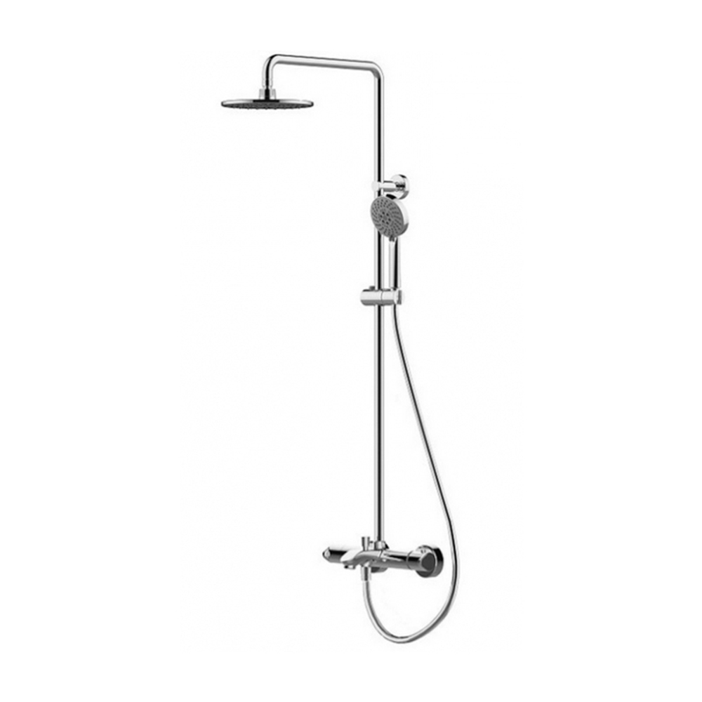 F639114C-A2-RUS Waterfall Душевая колонна с термостатическим смесителем для ванны и верхним душем из