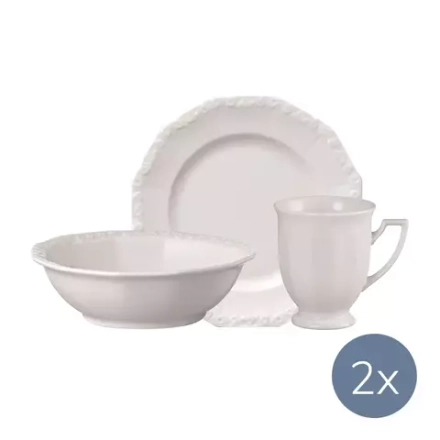 Rosenthal - Набор для завтрака «Бяла Мария» на 2 персоны / артикул   10430 800001 10221 + 10430 800001 15456 + 10430 800001 15505  / GTIN