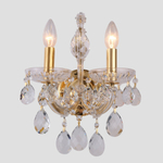 Настенный светильник Crystal Lux ISABEL AP2 GOLD/TRANSPARENT