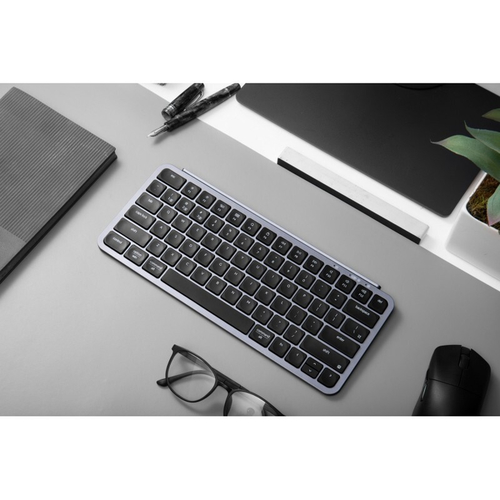 Беспроводная ультратонкая клавиатура Keychron B1 Pro, 77 клавиш, ножничные переключатели, цвет Space grey (B1P-K1)
