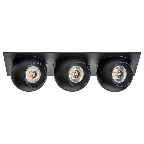 i537727272 Светильник INTERO LED 9W*3 850LM*3 24G ЧЕРНЫЙ 3000K (217537+217072+217072+217072)