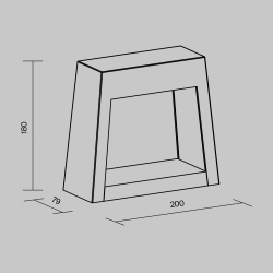 Настенный светильник (бра) Outdoor O464WL-L18GF3K
