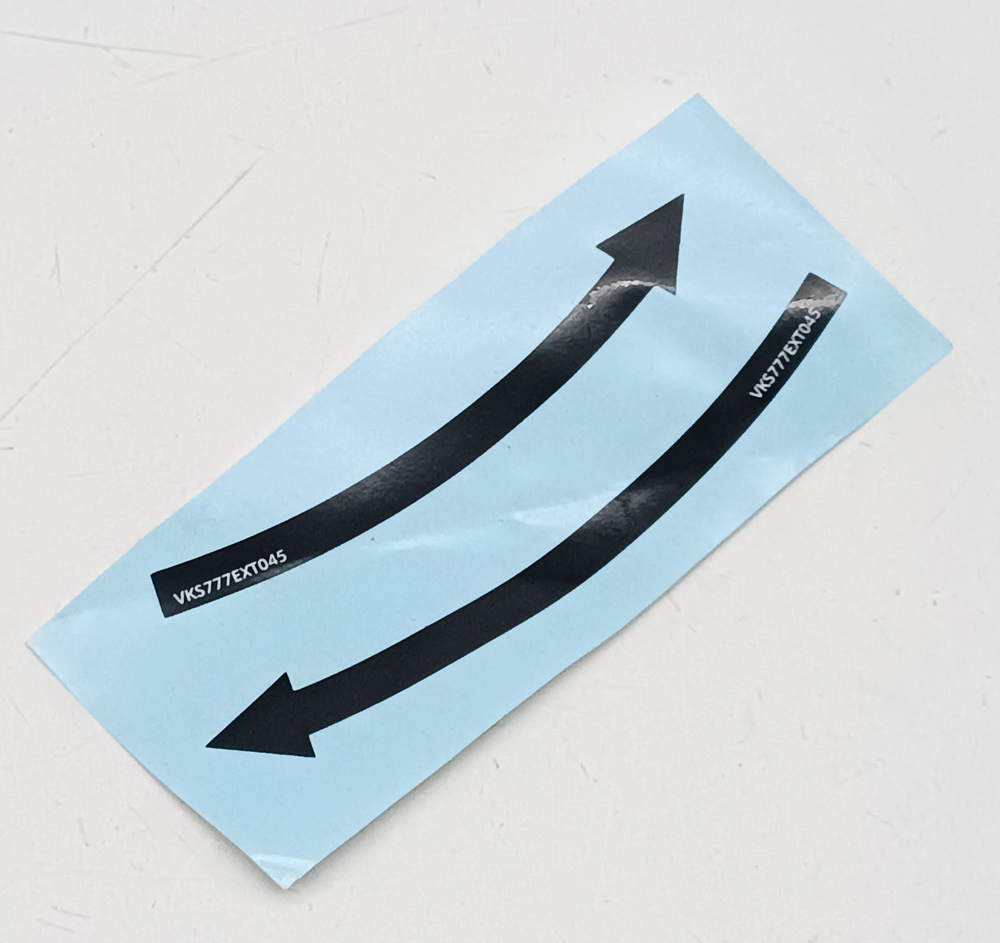 Плакард VKS777EXT045