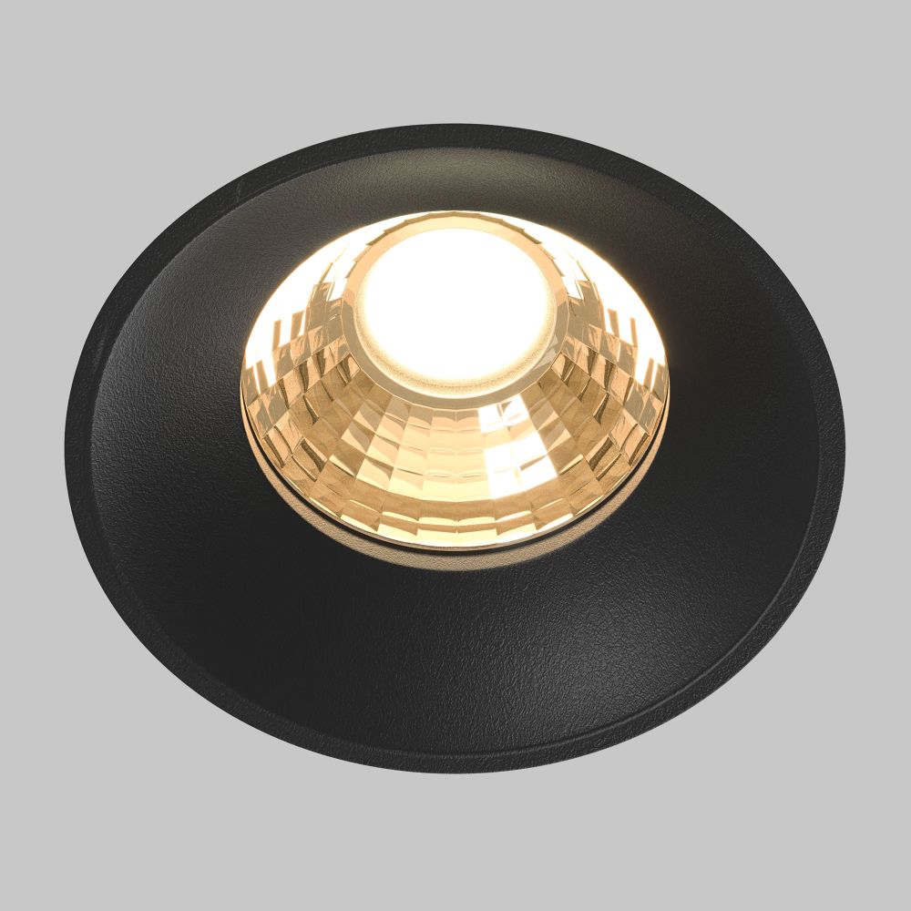 Светильник встраиваемый светодиодный Maytoni Round DL058-12W2.7K-TRS-B