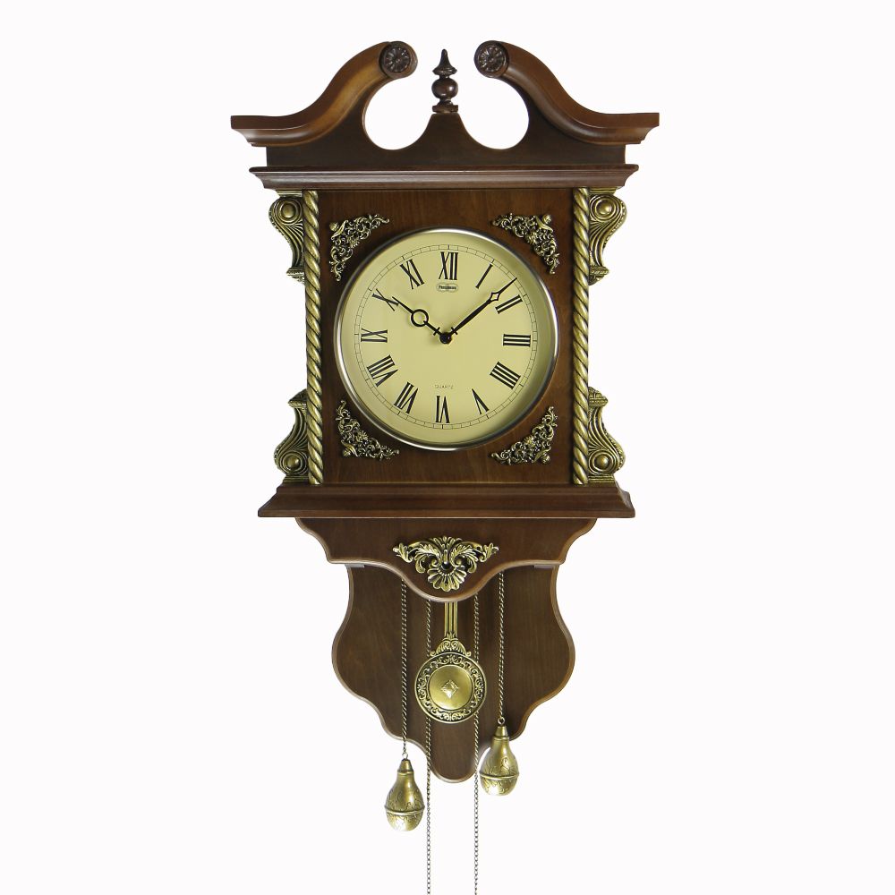 Helios Line Часы Капитель настенные с маятником и гирями