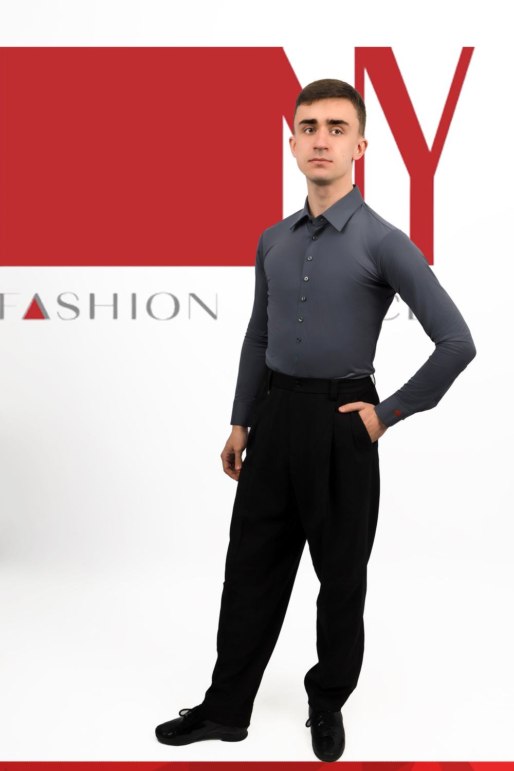 Рубашка Slim-Fit grey