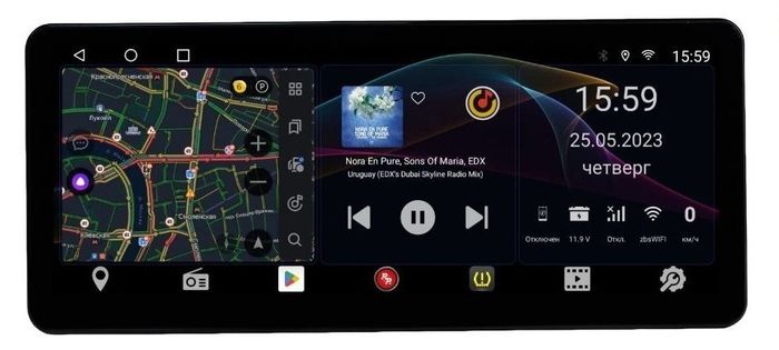 Магнитола для Mercedes-Benz Vito 2014-2023 - Redpower 85668XLM монитор 12.3" QLED в стиле Audi, Android 14, Быстрейшая, CarPlay, 4G SIM-слот