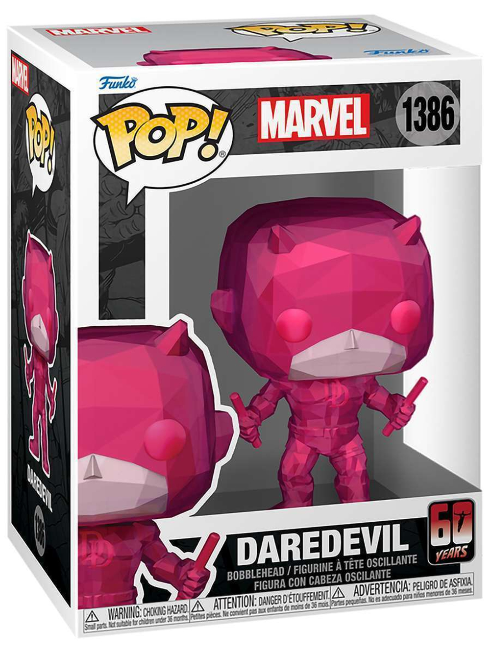 Фигурка Funko POP! Bobble Marvel Daredevil 60th Daredevil (Facet) (1386)​ 81049