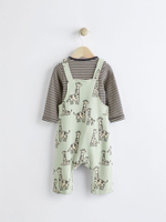 Боди и комбинезон в комплекте для малышей Next Q96-685, Светло-зеленый