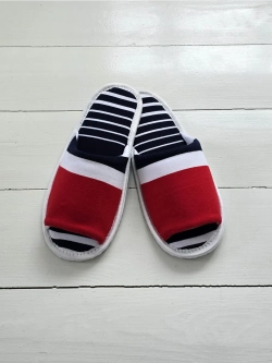 Тапочки в полоску открытые вар.4