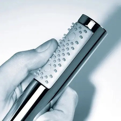 Bossini C12 - Zen ручной душ:держатель с шланговым подсоединением, душевая лейка, шланг (A00158), цвет хром