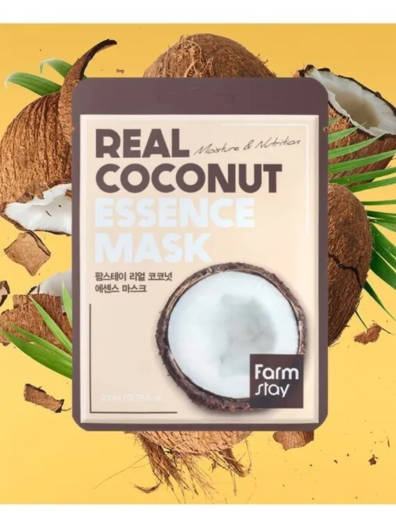 Тканевая маска для лица FarmStay, с экстрактом кокоса, 23 мл