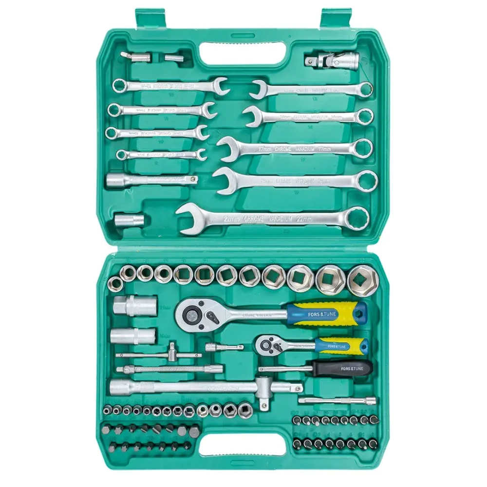 Набор инструментов 82пр. 1/4'', 1/2'' FORSandTUNE FORSandTUNE-4821-5