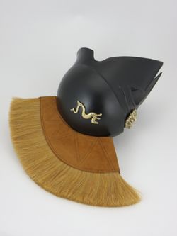 Nautical Шлем троянский "Ахиллес" со светлым плюмажем