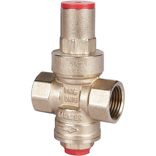 Редуктор давления PN16 1/2" вн/вн с выходом под манометр ROMMER (RVS-0010-000015)