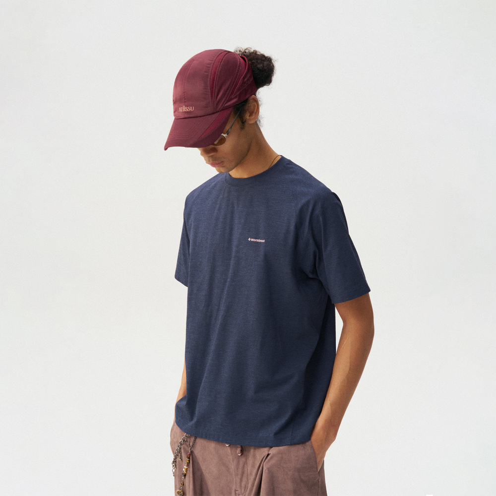 Футболка Nothomme Monterest Regular Logo синий