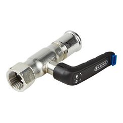 Кран шаровой HENCO из нерж. стали с ручкой, пресс-ВР 26x3/4