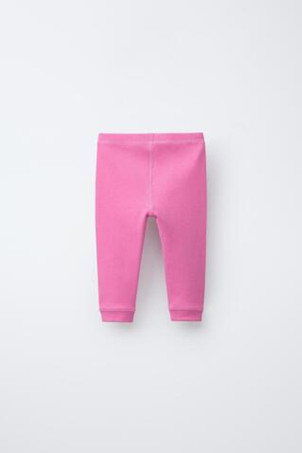 ZARA ЛЕГИНСЫ В РУБЧИК, ЦВЕТ ФУКСИИ