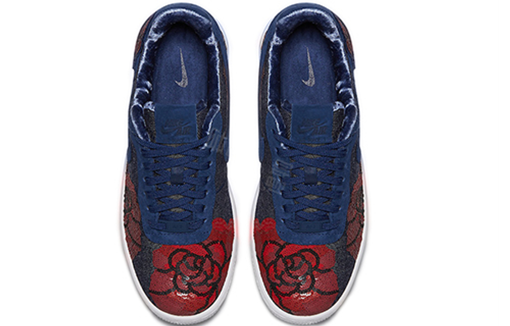 Кроссовки Nike Air Force 1 Denim Rose (Женская размерная сетка)