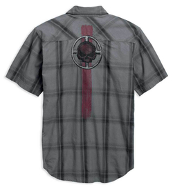 Рубашка Skull Target Plaid Harley-Davidson