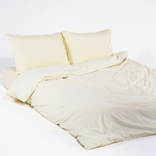 Простыня на резинке Ivory, 140x200х30, страйп полисатин HOMY