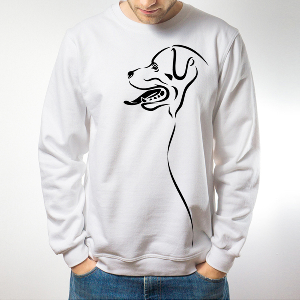 Свитшот "Силуэт Ротвейлера"